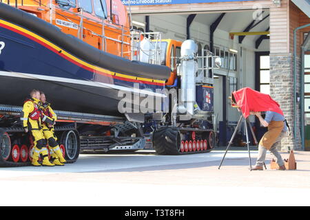 RNLI Lifeboat station Llandudno, Wales Stockfoto