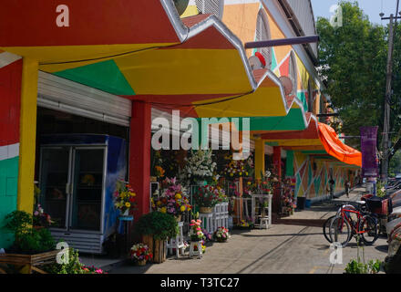 Mercado Medellin in der Roma Nachbarschaft, Mexiko City, Mexiko Stockfoto