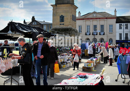 Ripon Markt North Yorkshire England Großbritannien Stockfoto