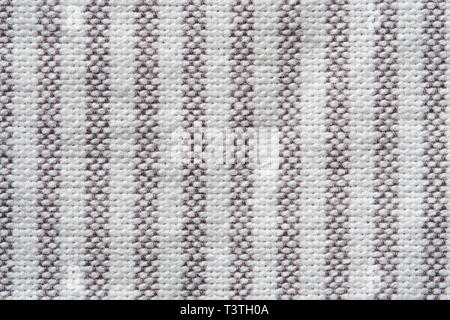 Gestreifte Baumwolle Shirt Hintergrund. Fabric Textur, wie leere Hintergrund Stockfoto