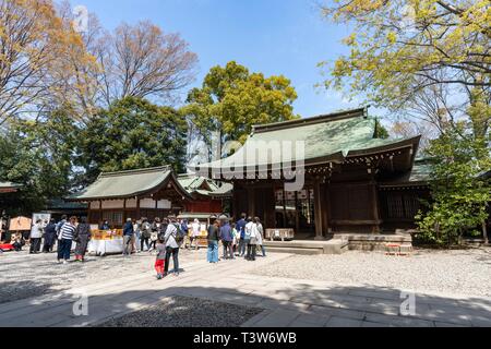 Hikawa Schrein, Kawagoe City, Präfektur Saitama, Japan Stockfoto