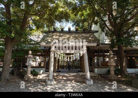 Hikawa Schrein, Kawagoe City, Präfektur Saitama, Japan Stockfoto