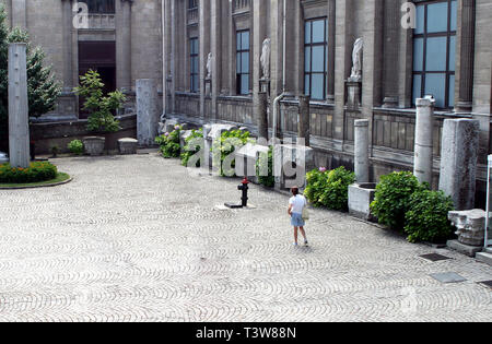 Archäologisches Museum Istanbul Gebäude Eingang in Istanbul, Türkei Stockfoto