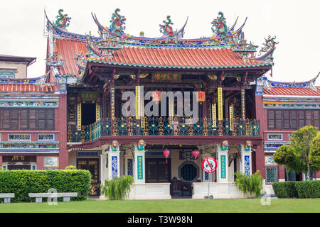 Seh-Tek Tong ist ein ehemaliger Chinesischer clan Haus im Besitz von Cheah Kongsi. Es ist eine der ältesten und schönsten Clan Tempel entfernt in einem versteckten rec verstaut Stockfoto