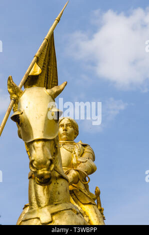 Jeanne D'Arc'La Pucelle" Symbol der Französischen Revolution Stockfoto