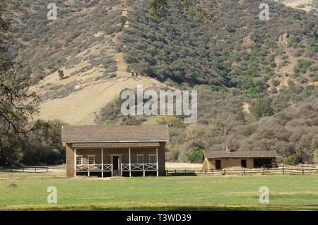 Fort Tejon, schützt das San Joaquin Valley, in der Nähe von Lebec, Kalifornien. Digitale Fotografie Stockfoto