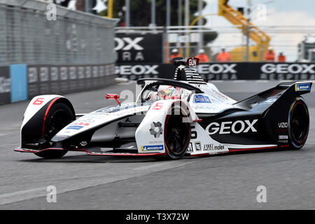 Rom, Italien. 12. Apr 2019. Maximilian Gunther (GEOX Dragon) während der SHAKEDOWN vor 2019 GEOX ROM E-Prix auf Circuto Cittadino dell'EUR, Rom, Italien Am 12. April 2019. Foto von Giuseppe Maffia. Credit: UK Sport Pics Ltd/Alamy leben Nachrichten Stockfoto