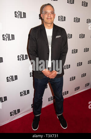 San Francisco, Kalifornien, USA. 11 Apr, 2019. Direktor Michael Tolajian kommt an Weltpremiere der Q-Ball bei SF International Film Festival in Castro Theatre am 11. April 2019 in San Francisco, Kalifornien. (Quelle: Chris Tuite/Image Space/Medien Punch)/Alamy leben Nachrichten Stockfoto