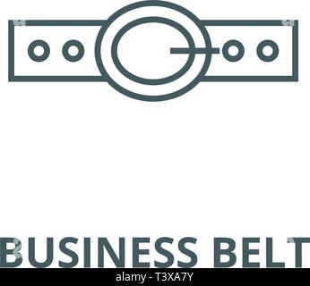 Business Band Symbol Leitung, Vektor. Business Band Umrisse Zeichen, Symbol, Abbildung Stock Vektor