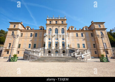 TURIN, Italien - 20 AUGUST 2017: Villa della Regina, Queen Palace Fassade an einem sonnigen Sommertag in Turin, Italien Stockfoto