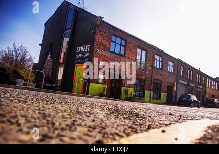 Ernest Cafe Bar, ouseburn Tal, Newcastle-upon-Tyne Stockfoto