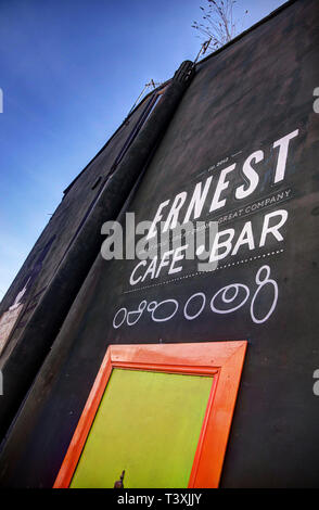 Ernest Cafe Bar, ouseburn Tal, Newcastle-upon-Tyne Stockfoto