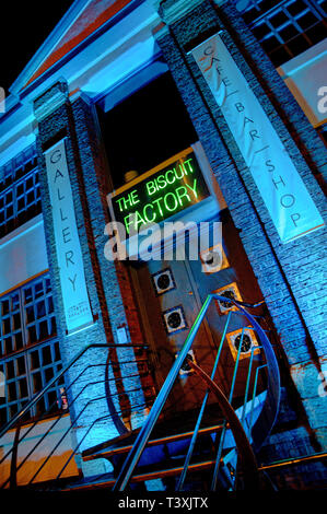 Die Keksfabrik Galerie, Ouseburn, Newcastle-upon-Tyne Stockfoto