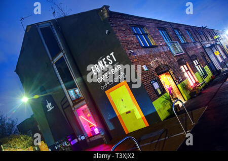 Ernest Cafe Bar, ouseburn Tal, Newcastle-upon-Tyne Stockfoto