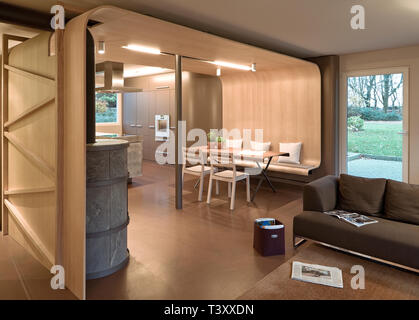 Sofa, Esstisch und Stühle in modernen Haus Stockfoto