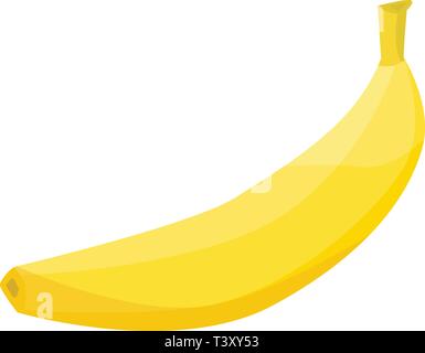Ganze Banane Symbol, isometrische Stil Stock Vektor