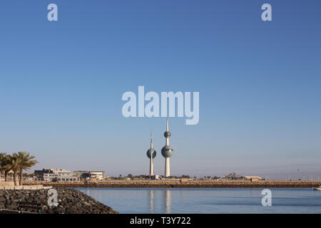 Kuwait Natur Schönheit bei Tag und Nacht Stockfoto