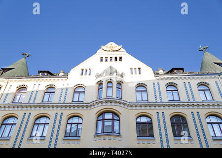 Die Katze Haus, Altstadt Riga, Lettland Stockfoto