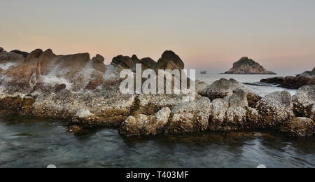 Blick auf Shark Island. Koh Tao. Provinz Surat Thani. Thailand Stockfoto