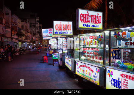 Can Tho, Vietnam - 27. März 2019: Nacht Markt Stockfoto