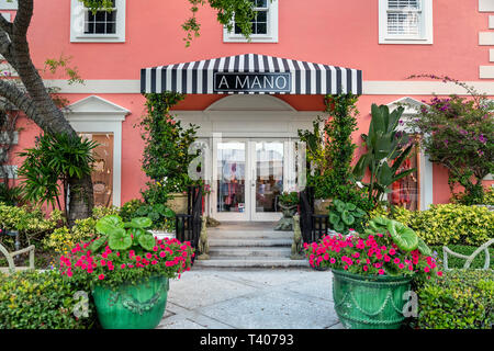 A Mano luxus Geschenke Shop, Naples, Florida, USA. Stockfoto