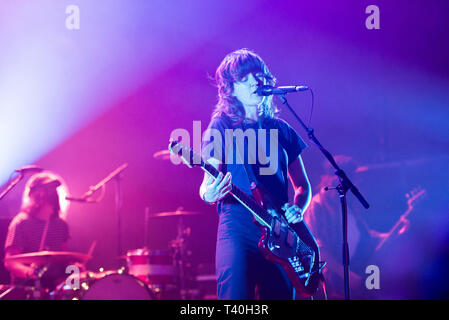 Dänemark, Kopenhagen - November 4, 2018. Der australische Sänger, Songwriter und Musiker Courtney Barnett führt ein Live Konzert bei VEGA in Kopenhagen. (Foto: Gonzales Foto-Bo Kallberg). Stockfoto