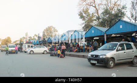 New Jalpaiguri Junction Railway, 1. Mai 2018 - NJP-Station in einem Tag. Einstieg in Nepal, Sikkim, Bhutan, Bangladesch und 7 Schwester Staaten Assam, Arunach Stockfoto