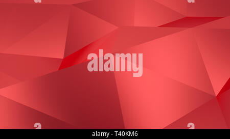 Triangle polygon Formen Hintergrund. 3D-deco geometrische Gold. 3D-Rendering. Stockfoto