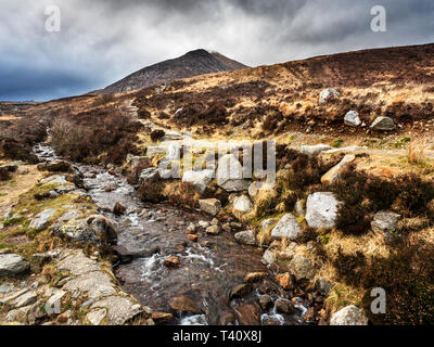 Der Höhepunkt der Ziege fiel aus der Route von Brodick Castle auf der Isle of Arran North Ayrshire, Schottland Stockfoto