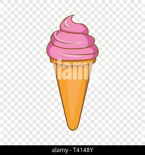 Italienisches Gelato Eis Symbol, Cartoon-Stil Stock Vektor