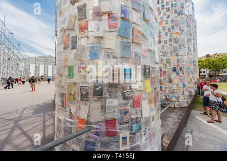 Kassel, Deutschland - 15. Juni 2017: Die "Documenta" in Kassel findet alle fünf Jahre statt und dauert drei Monate. Stockfoto