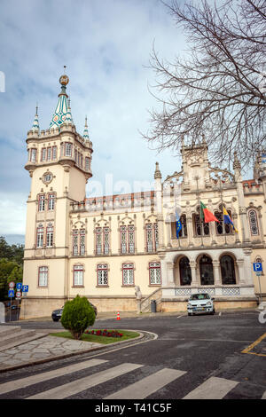 Im Rathaus oder bei der städtischen Gebäude der Stadt Sinta, Portugal Stockfoto