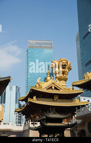 Die Jing'an Tempel Shanghai Stockfoto