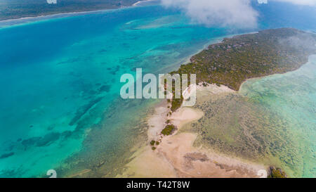 Antenne Landschaft der Insel Sansibar pungume Stockfoto