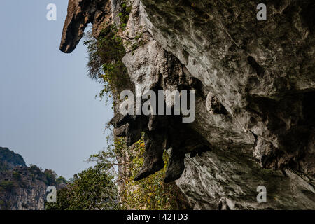 Die einzigartigen Felsformationen der Halong Bay, Vietnam Stockfoto