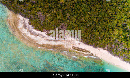 Antenne Landschaft der Insel Sansibar pungume Stockfoto