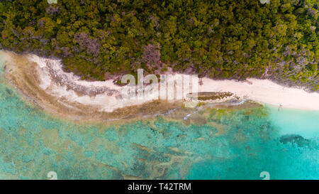 Antenne Landschaft der Insel Sansibar pungume Stockfoto
