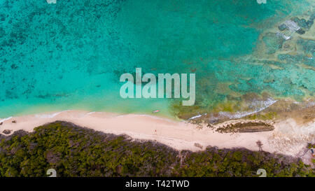 Antenne Landschaft der Insel Sansibar pungume Stockfoto