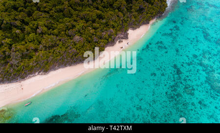 Antenne Landschaft der Insel Sansibar pungume Stockfoto