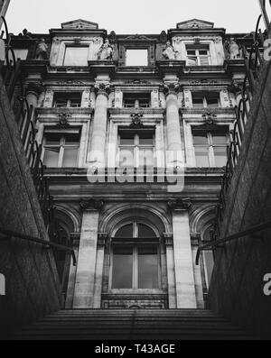 Stadtbild der Hotel de Ville in Paris von einem anderen Winkel Stockfoto