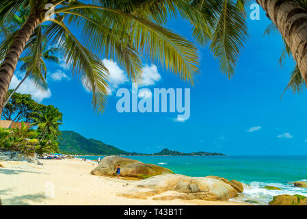 Chaweng Beach auf Koh Samui Thailand Stockfoto