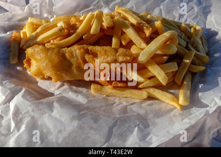 Fish &amp; Chips. Stockfoto