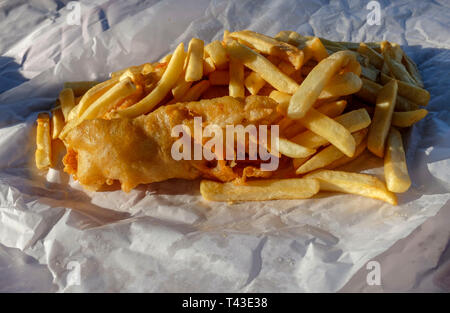 Fish &amp; Chips. Stockfoto