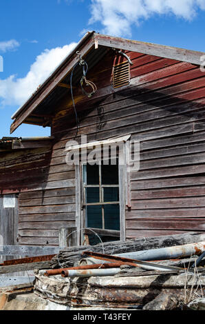 Verfallene Scheune in der Nähe von Lismore, New South Wales, Australien Stockfoto