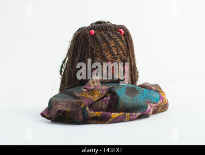 Stamm Puppe von Süden, Cunene, Angola Stockfoto