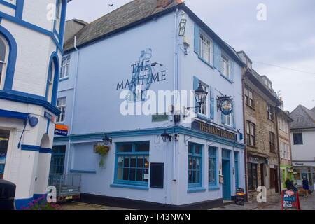 Die Maritime Inn, Barbican, Plymouth, Devon, England. Stockfoto