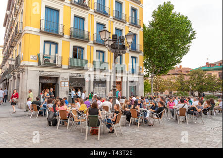 Bar in La Latina, Madrid, Spanien Stockfoto