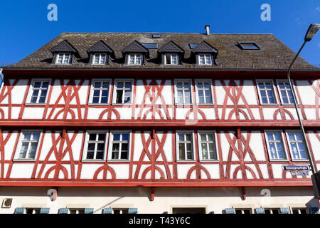 Traditionelle deutsche Häuser in Frankfurt Stockfoto