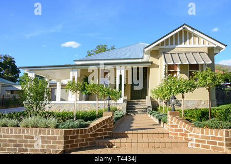 Australische Suburban spät Föderation Stil zu Hause. Tamworth NSW Australien. Stockfoto