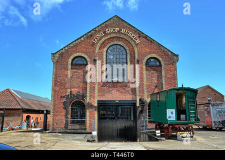 Die lange Shop Museum, Baja California Sur, Suffolk, Großbritannien Stockfoto